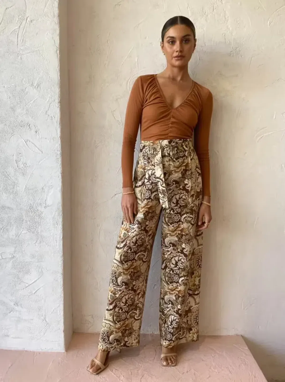 Alemais Phillipa Pant Print Size AU 10 - Image 3