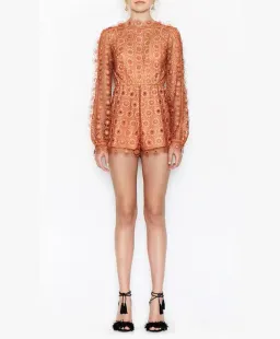 Alice McCall Send My Love Playsuit Orange Size 8 for rent on The Volte - image 3