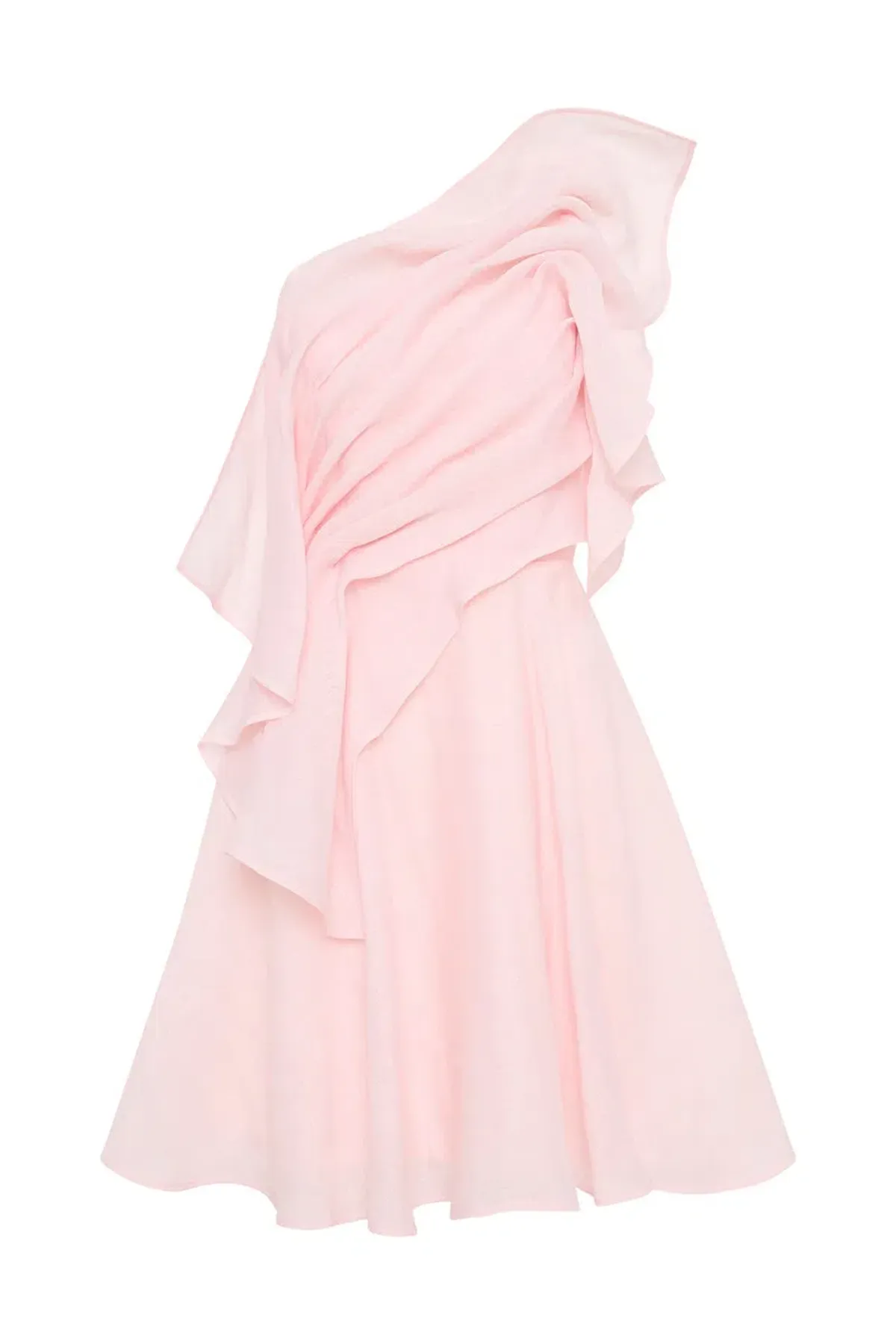 Aje Genesis Mini Dress in Soft Pink Size 6 - Image 3