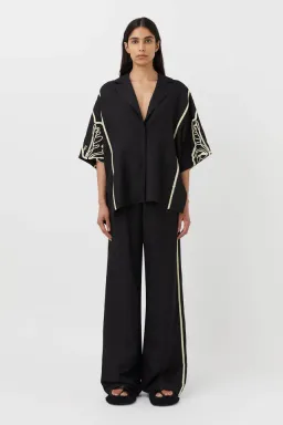 Camilla & Marc Lanza Shirt and Lanza Pants Black Size 8 for rent on The Volte - image 1