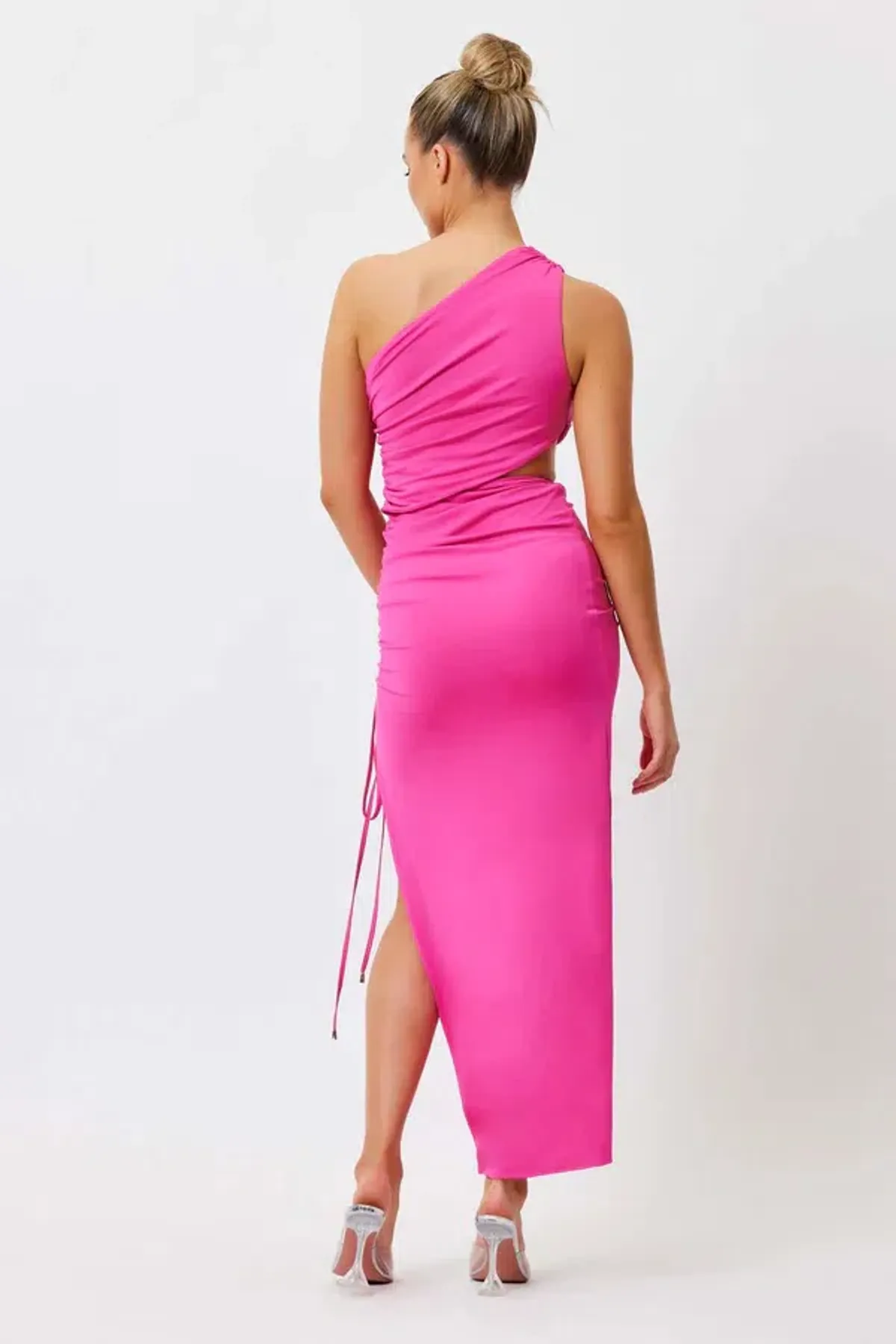Bianca & Bridgett Gabrielle Midi Dress Pink Size 8 - Image 3