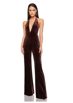 Nookie Majesty Jumpsuit in Chocolate Brown Size S / AU 8 for rent on The Volte - image 1
