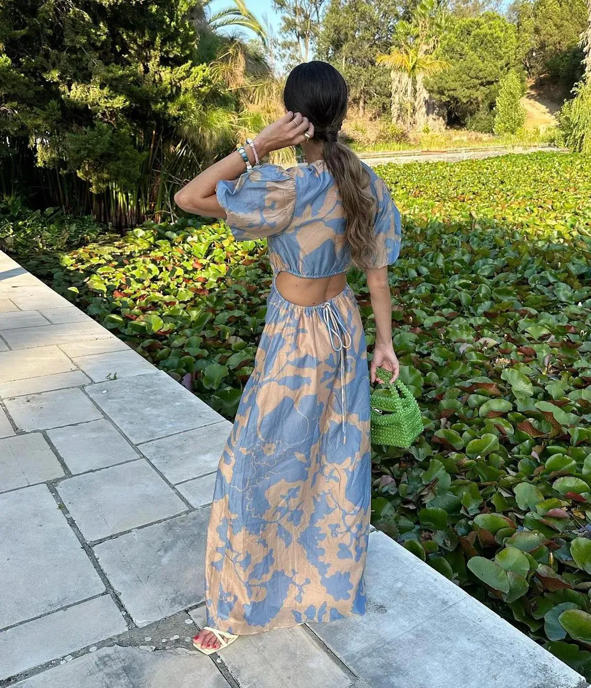 Sir The Label Coralie Puff Sleeve Dress Print Size 1 / AU 8 - Image 4