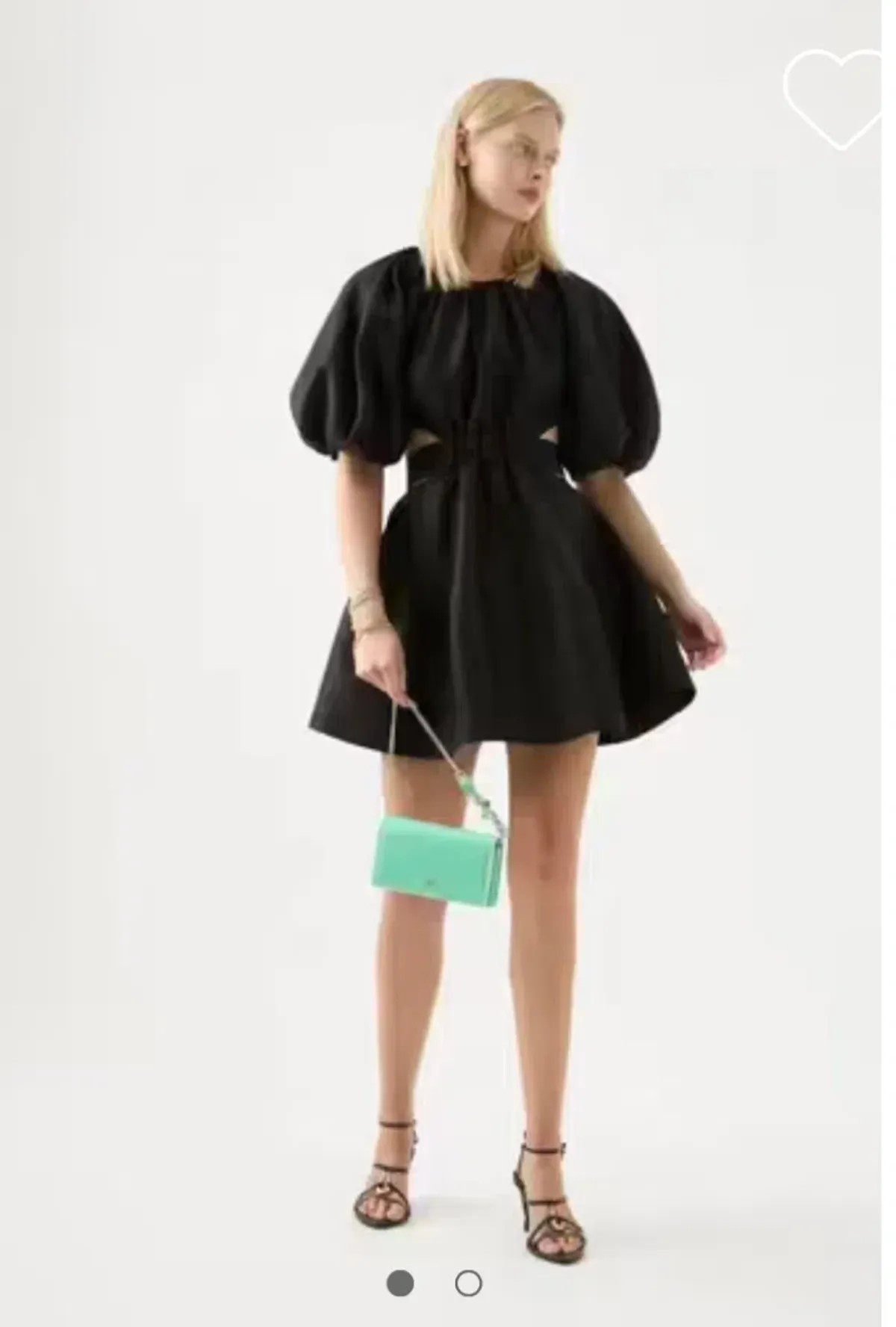 Aje Mimosa Cut Out Mini Dress Black Size 12 - Image 2