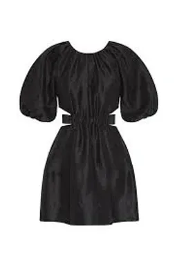 Aje Mimosa Cut Out Mini Dress Black Size 12 for rent on The Volte - image 3