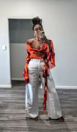 Rat & Boa Fantini Blouse Red - Size XL - AU 14 for rent on The Volte - image 1