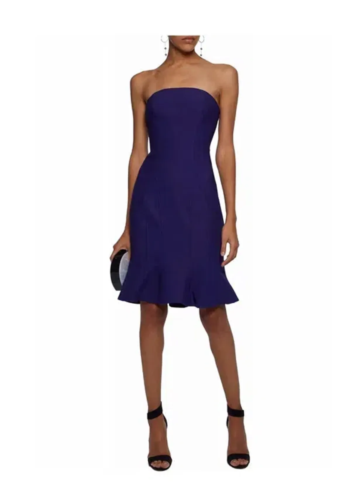 Cinq a Sept Calvina Fluted Candy Dress Indigo Size 4 - Image 1