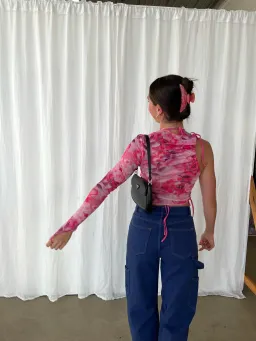 I.AM.GIA Jamari Top Pink Floral Size XXS / AU 6 for rent on The Volte - image 8