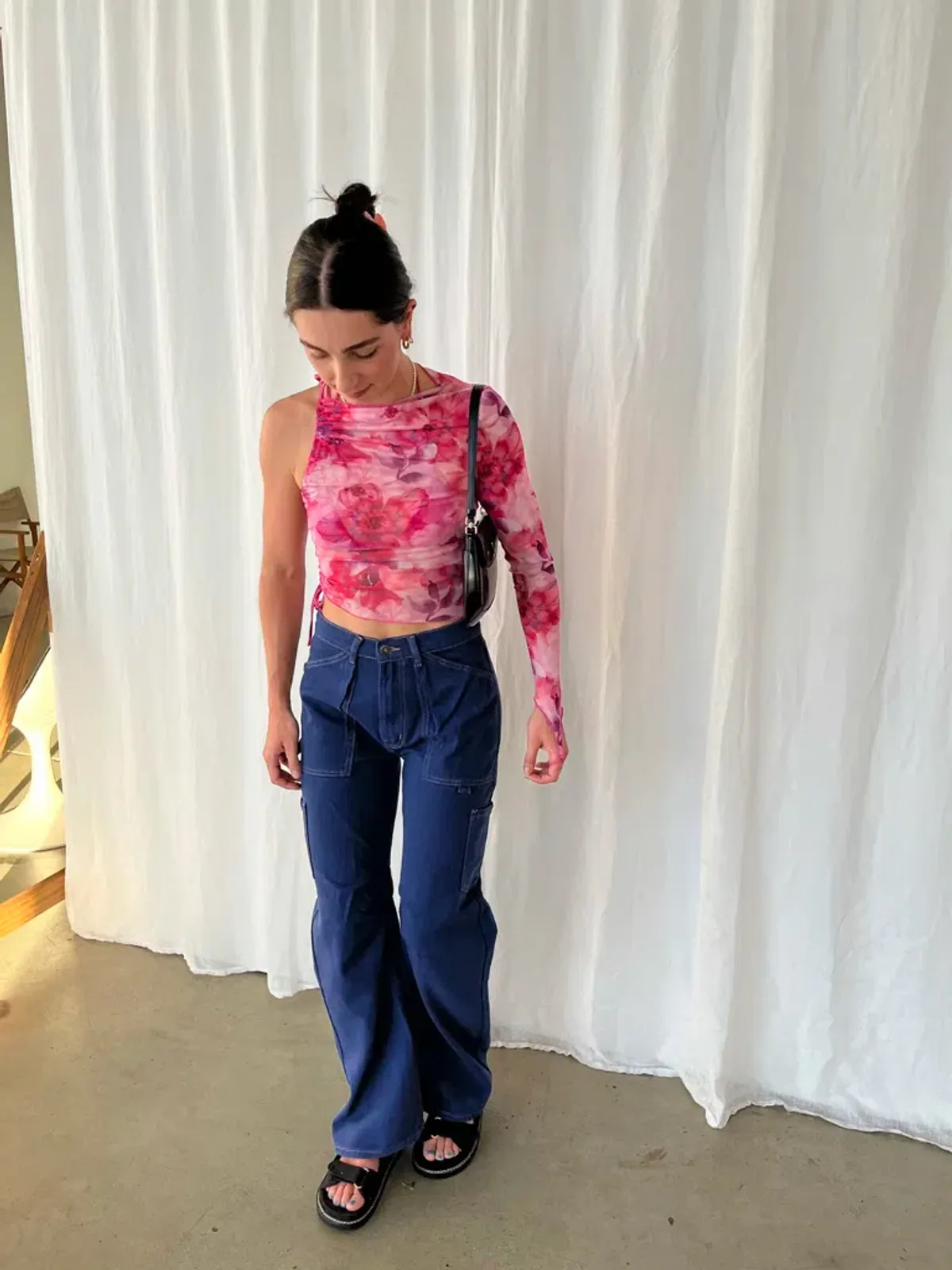 I.AM.GIA Jamari Top Pink Floral Size XXS / AU 6 - Image 6