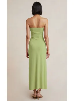 Bec & Bridge Myla Strapless Dress Green Size AU 6 for rent on The Volte - image 2