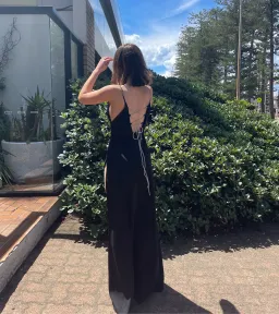 Alamour The Label Irma Low Neck Gown Black Size 8 for rent on The Volte - image 4