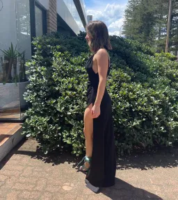 Alamour The Label Irma Low Neck Gown Black Size 8 for rent on The Volte - image 3