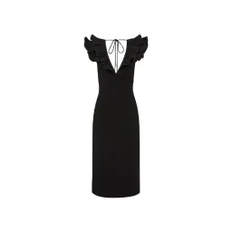 Rebecca Vallance Chloe Midi Dress Black Size 14  for rent on The Volte - image 4