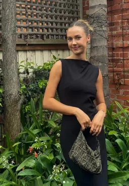 Effie Kats Verona Gown Black Size 14 for rent on The Volte - image 6