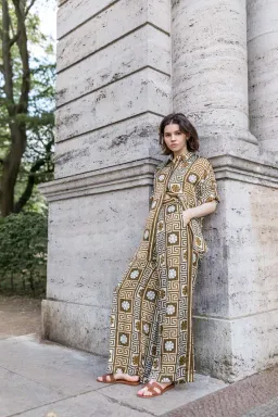 Alemais Dimi Jacquard Shirt & Pant Set Print Size 8 for rent on The Volte - image 14