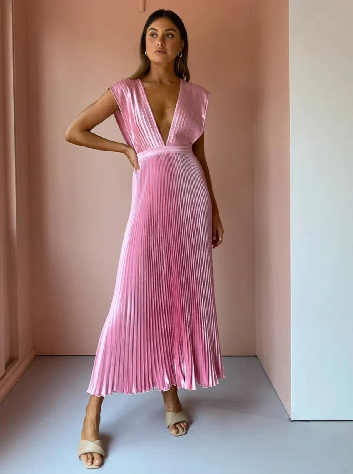 Lidee Gala Gown in Blossom Pink Size 8 - Image 1