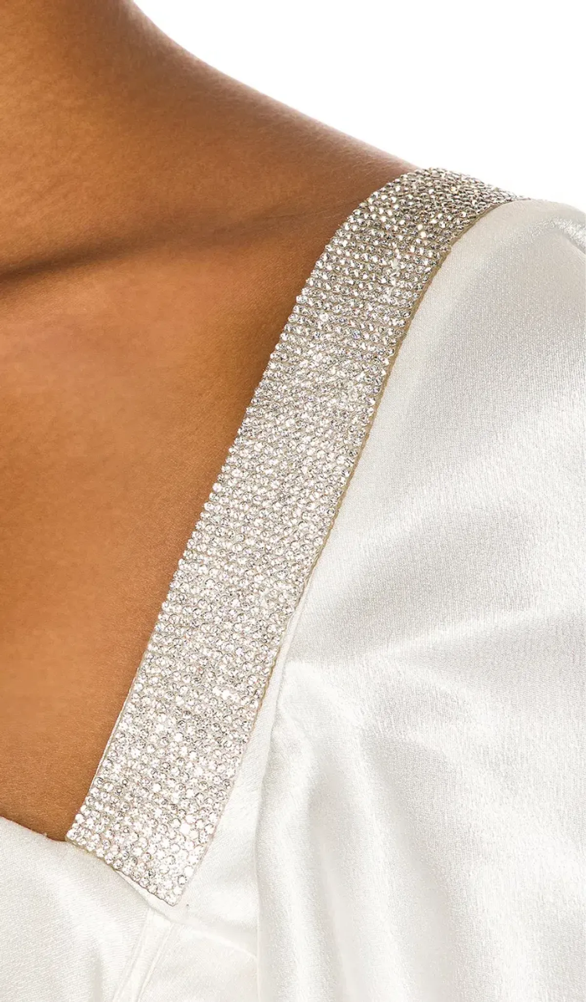 Bronx and Banco Lana Bridal Mini Dress in White Size M / AU 10 - Image 4