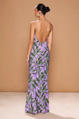 Sonya Moda Portofino Dress Tulipani Viola Floral Size 12 for rent on The Volte - image 2