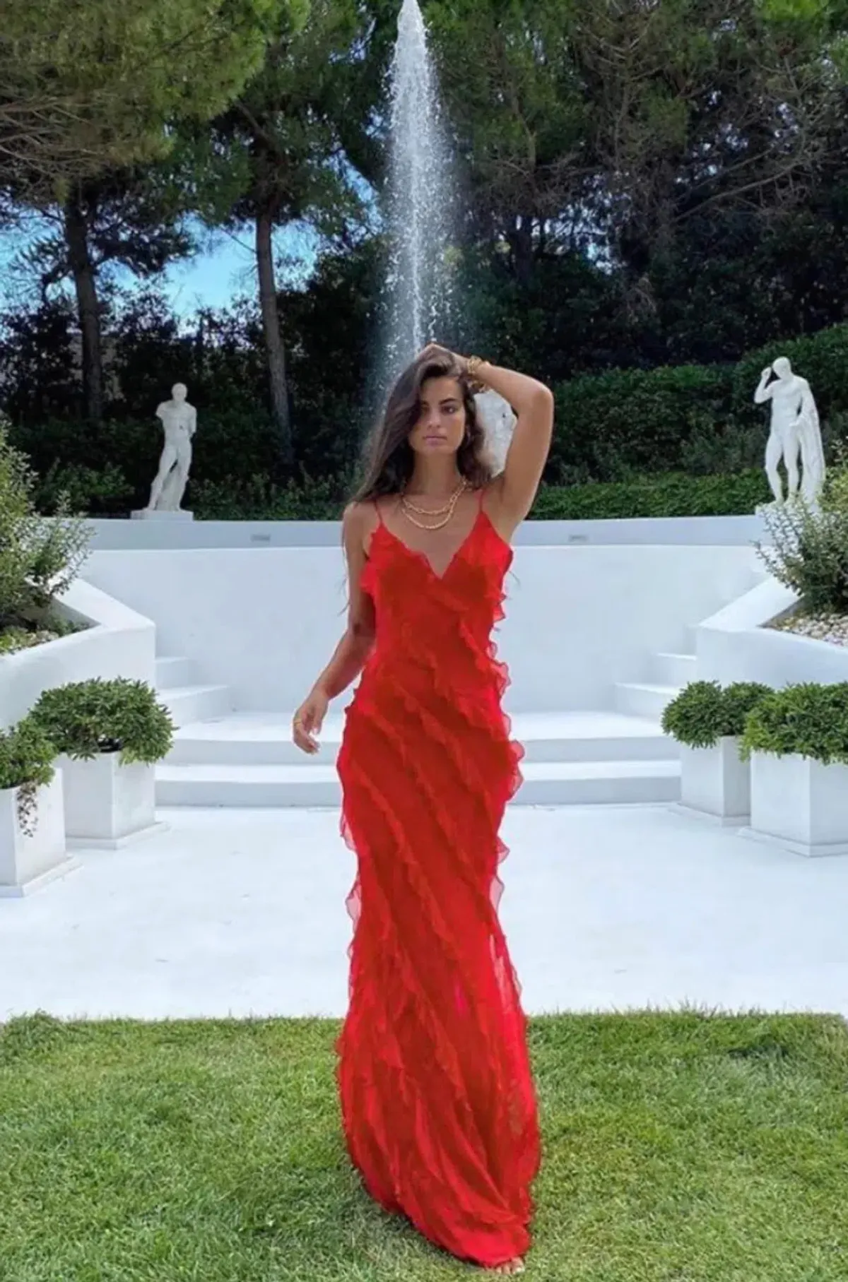 Rat & Boa Cecelia Maxi Dress Red Size XS / AU 6 - Image 1