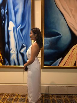 MISHA Carrie Dress Ivory White Size 8 for rent on The Volte - image 4