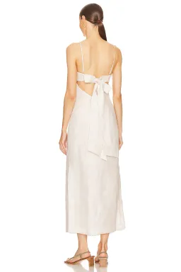Zimmermann Lexi Column Dress in Ivory Palm Size 0 / AU 8 for rent on The Volte - image 2