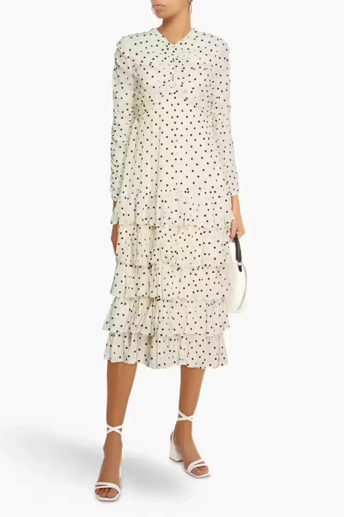 Zimmermann Concert Drawn Midi Dress Pearl Size 1 / AU 10 - Image 1