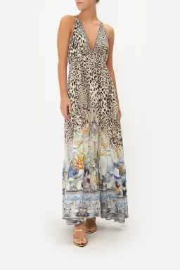 Camilla Seahorse Sonnet Tiered Dress Leopard Print Size XXL / AU 18 for rent on The Volte - image 1