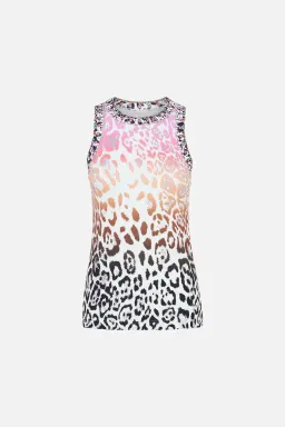Camilla Kitty Kat Klub Jersey Tank Top Leopard Print  Size XL / AU 16 for rent on The Volte - image 5