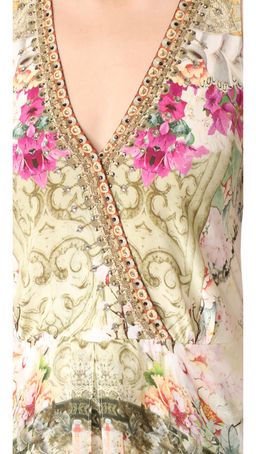 Camilla Girls in the Garden Wrap Romper Size S for rent on The Volte - image 5