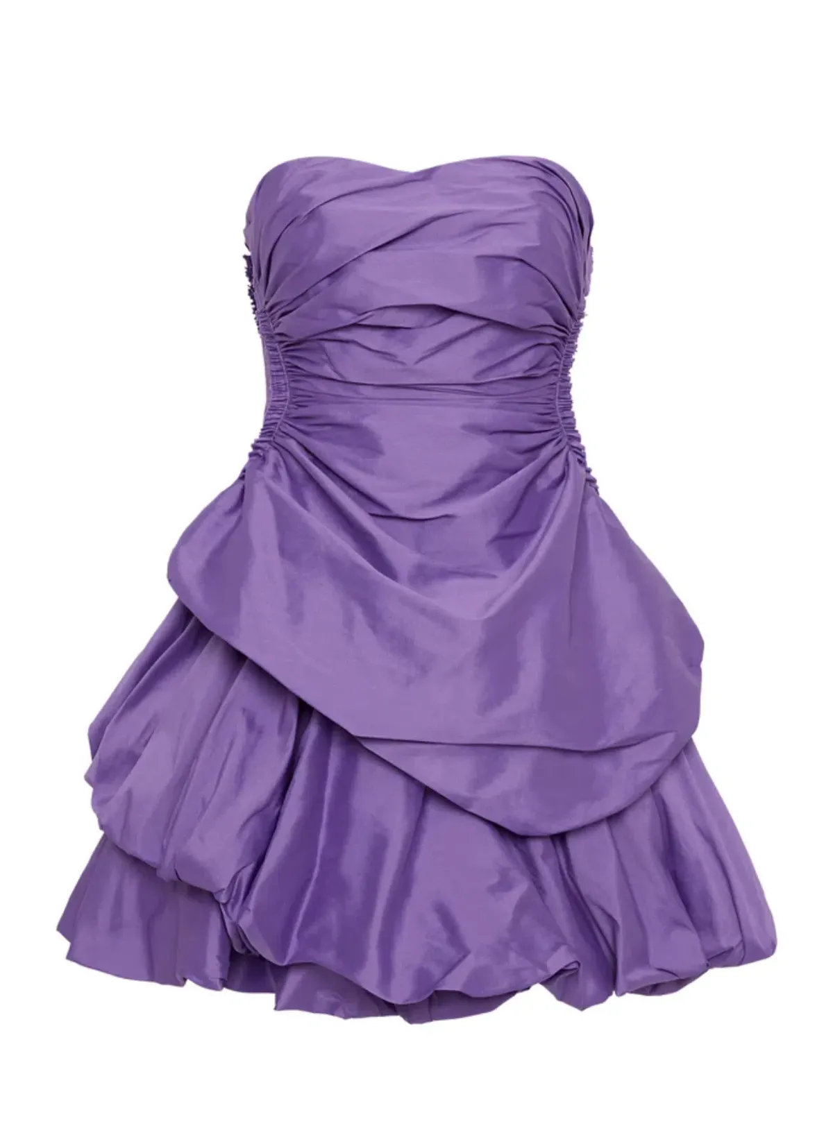 Aje Day Break Strapless Mini Deep Violet Size AU 8 - Image 4
