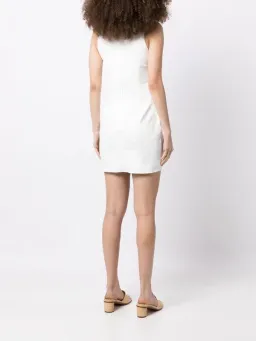 Sir The Label Esther Mini Dress Ivory Size 0 / 6 AU for rent on The Volte - image 2