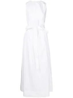Sir The Label Dion Gathered Dress Ivory Blanc Size 1 / 8 AU  for rent on The Volte - image 4