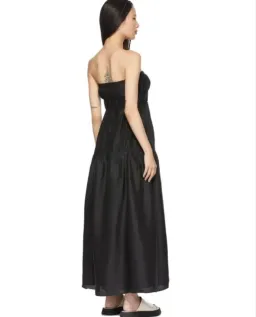 Sir The Label Evie Strapless Dress Black Size 3 / 12 AU for rent on The Volte - image 2