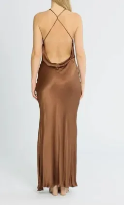 Bec & Bridge Annika Maxi Dress Brown Size 8 for rent on The Volte - image 3