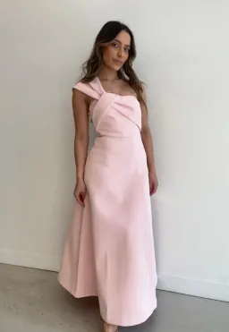 Mossman Adorn Maxi Dress in Blush Size 8 for rent on The Volte - image 3