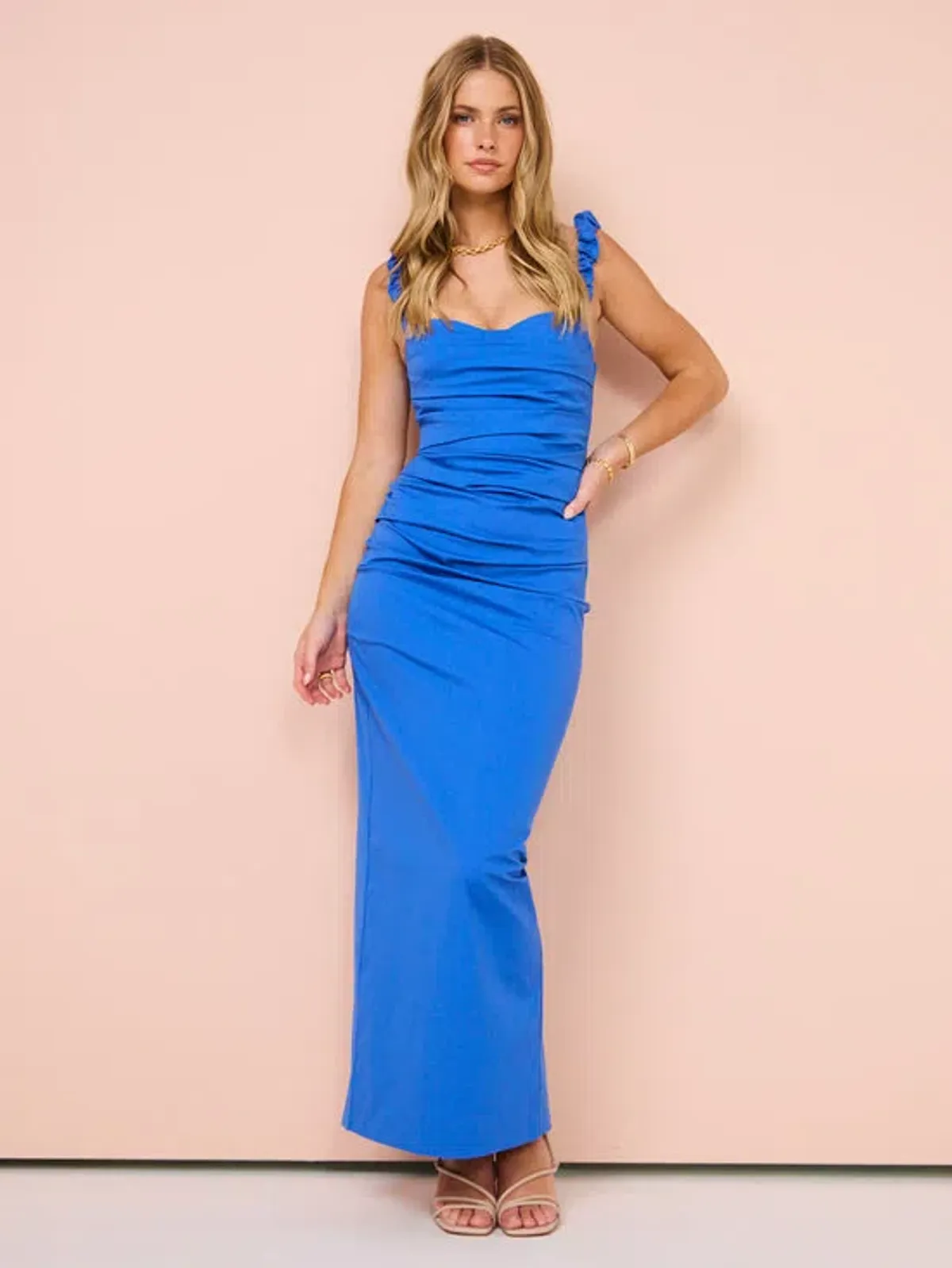 Sir The Label Azul Balconette Gown Cobalt Size 0 / 6 AU - Image 1