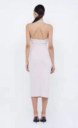Bec & Bridge Cyndie Halter Midi Dress Vanilla Bean Size AU 8 for rent on The Volte - image 3