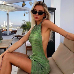 Bamba dress green size XS for rent on The Volte - image 3