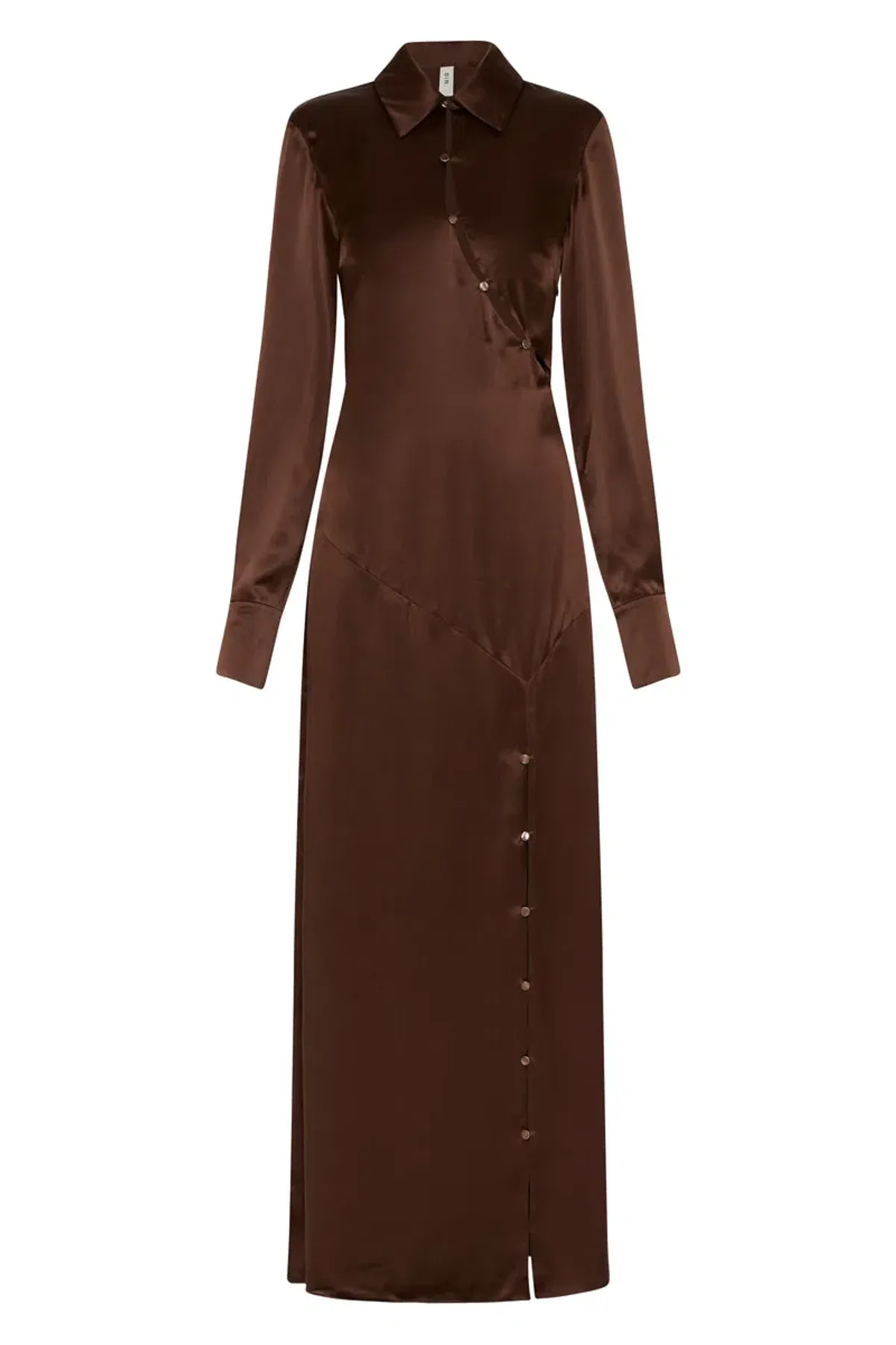 Sir The Label Selita Shirt Dress Chocolate Brown Size 1 / 8 AU - Image 4