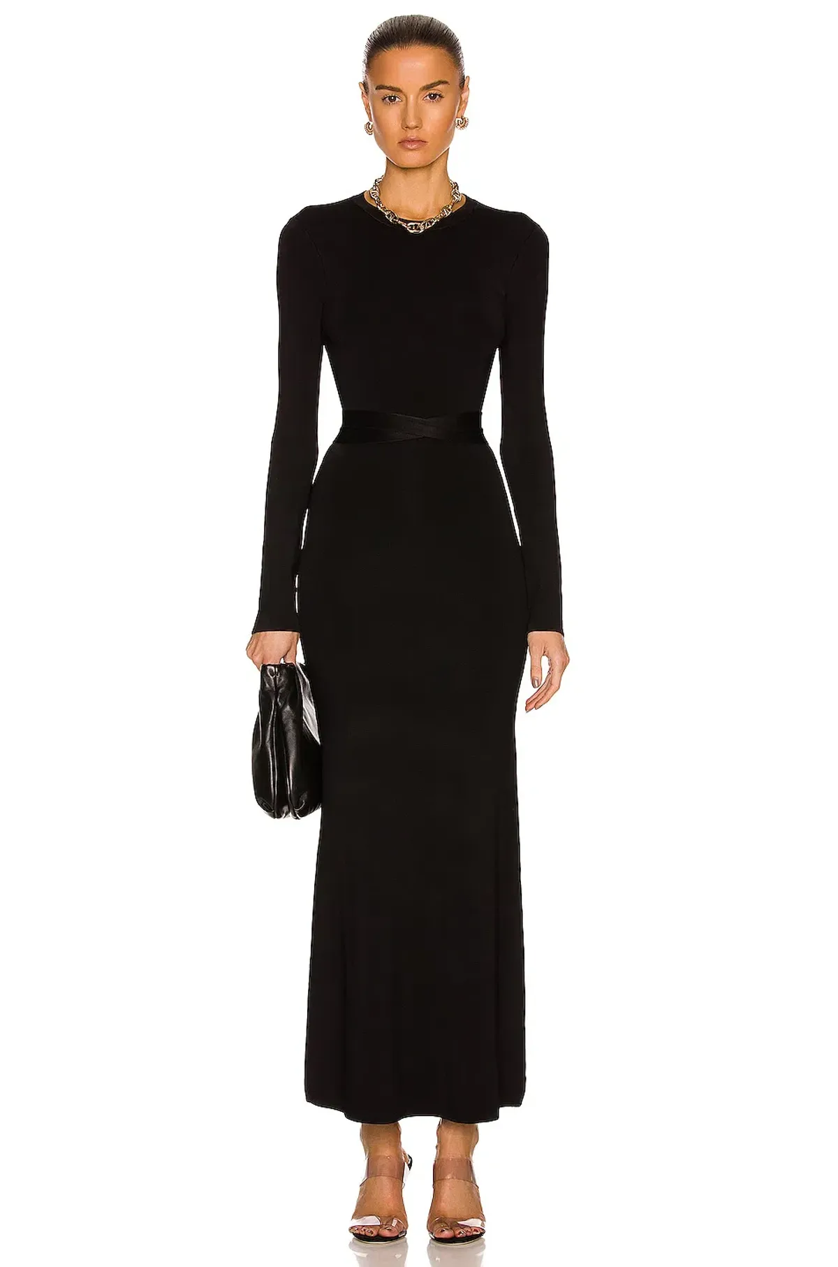 Sir The Label Georges Open Back Dress Black Size 2/AU 10 - Image 1