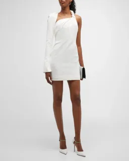 Rachel Gilbert Claudio Mini Dress White Size 3 / AU 12 for rent on The Volte - image 1