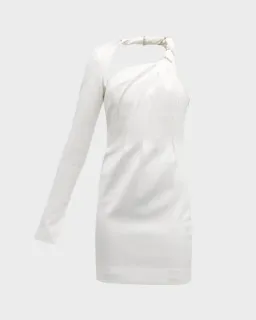 Rachel Gilbert Claudio Mini Dress White Size 3 / AU 12 for rent on The Volte - image 3