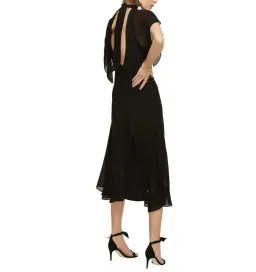 Lover Serene Midi Dress Black Size 6 for rent on The Volte - image 4