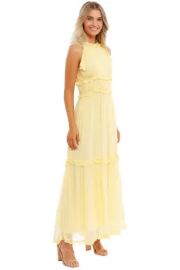 Ministry of Style Vintage Dreams Midi Dress in Butter Size 8 for rent on The Volte - image 2
