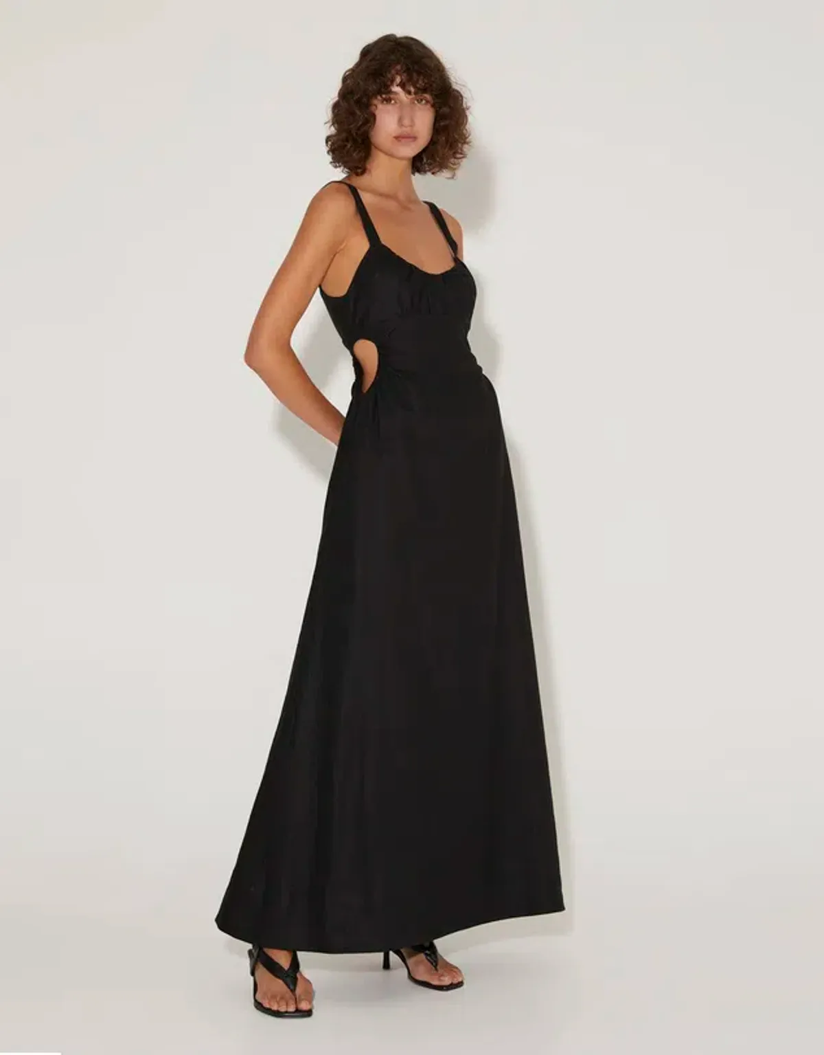 Hansen and Gretel Carlos Maxi Dress Black Size 8 - Image 1