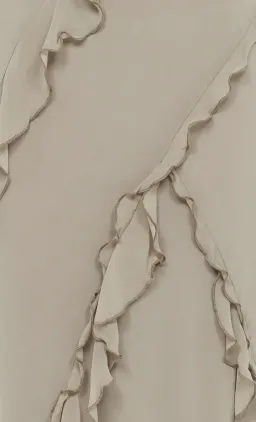 Bec and Bridge Gabriel Frill Maxi in Sage Green Size AU 6 for rent on The Volte - image 5