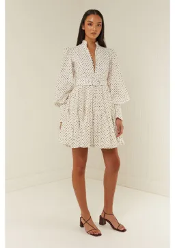 Palm Noosa Alto Mini Dress in Polka Dot Print Size 14 for rent on The Volte - image 1