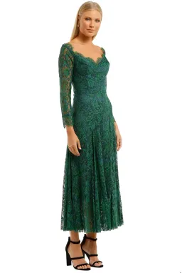 Moss and Spy Kathleen Dress in Green Size 12 for rent on The Volte - image 1