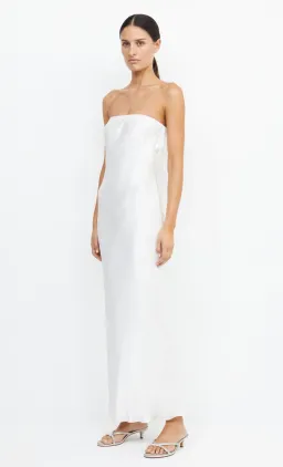 Bec & Bridge Moon Dance Strapless Maxi Dress in Ivory Size 8 for rent on The Volte - image 2