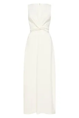 Sir The Label Clemence V Neck Dress Ivory Size 2/AU 10  for rent on The Volte - image 7